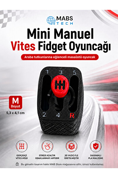 Mabs Tech Manuel Vites Fidget El Oyuncağı (M) 5,3 x 4,1 cm - Araba Meraklısı ...