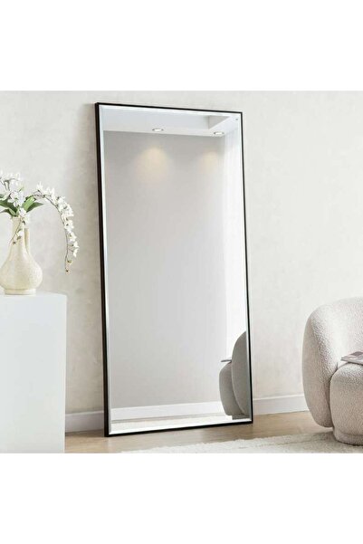PAN HOME Mojo Bevelled Leaner Mirror 92x182cm - Black