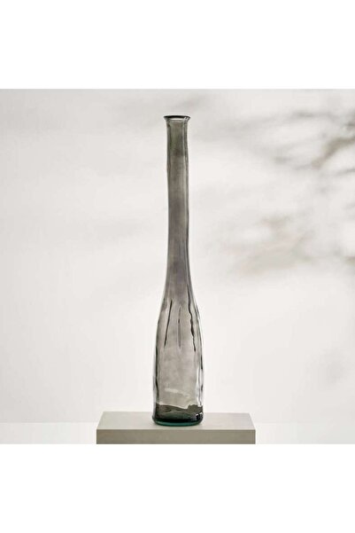PAN HOME Everest Recycled Glass Vase 23x100cm - Grey