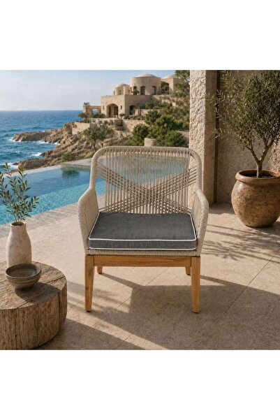 PAN HOME وسادة مقعد رمادية 58x58x5 سم، إغلاق بسحاب، 240 جرام لكل متر مربع، قم...