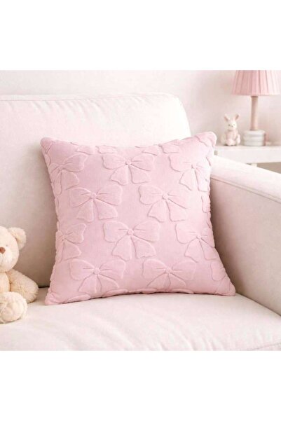 PAN HOME Nyla Kids Fur Cushion 45x45cm - Pink