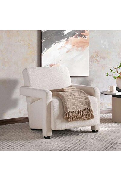 PAN HOME Crom Accent Chair - White