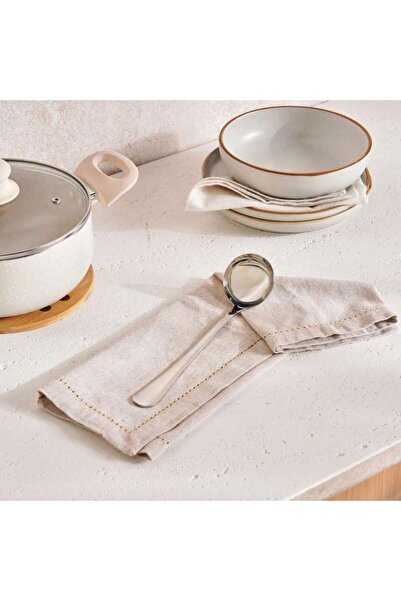 PAN HOME مغرفة شوربة أريونا 24 سم - كروم