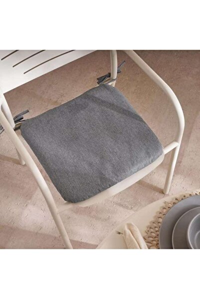 PAN HOME Velora Textured Water Repellant Outdoor Filled Chair Pad 40x40x5cm -...