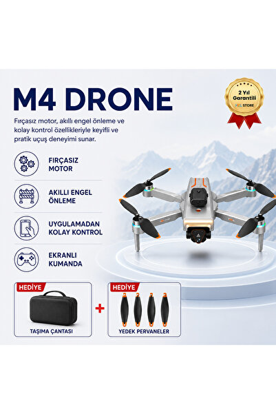 hızlı store Aerial M4 Engel Tanıma Sensörlü, Katlanabilir Drone