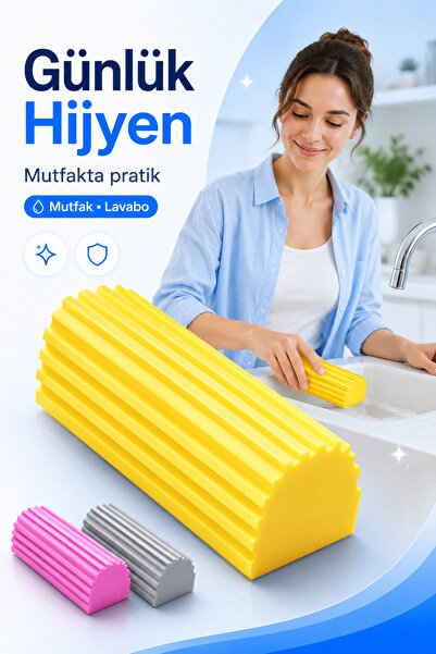Fresh Moon Çok Amaçlı Sünger 1 Adet Banyo Mutfak Duşakabin Fayans Arası Temiz...