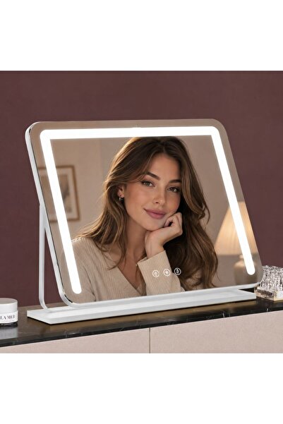 OEM Oglindă de machiaj Glamour cu LED reglabil, lumină rece, caldă și neutră