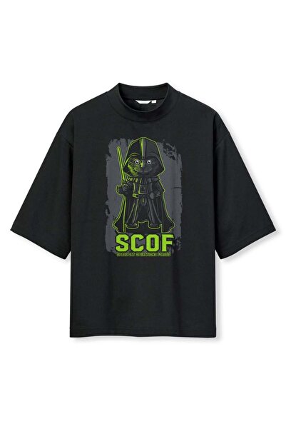 buzagi tasarım ürünleri Urban Streetwear Digital Print Oversize Black Unisex ...