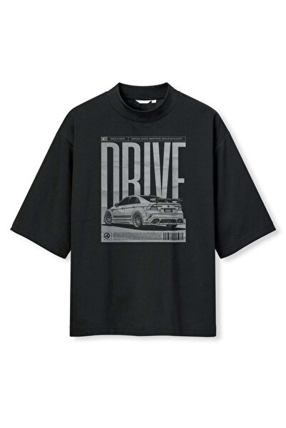 buzagi tasarım ürünleri Urban Streetwear Digital Print Oversize Black Unisex ...