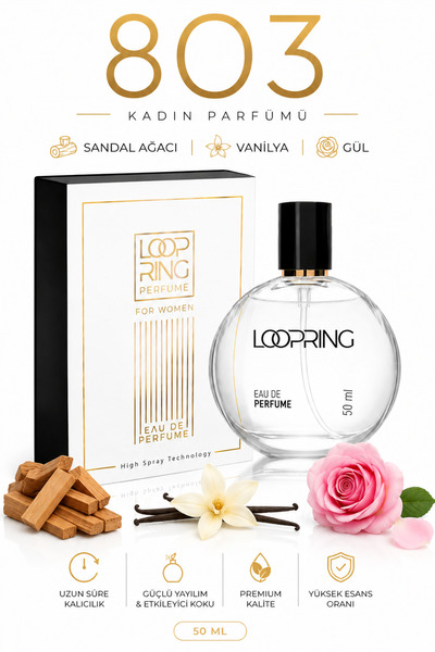 Loopring Perfume 803 Sexy Kadın Parfüm EDP 50 ML Kalıcı Çekici Oriental