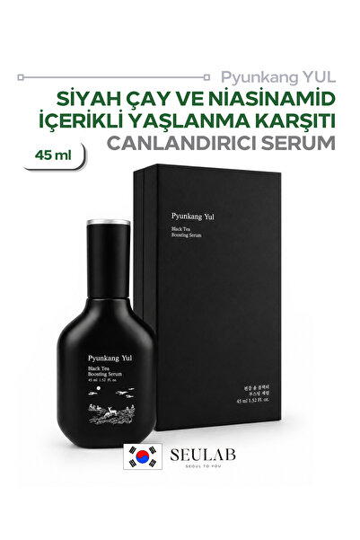 Pyunkang Yul Black Tea Boosting Serum 45ml - Yaşlanma Karşıtı Fermente Siyah ...