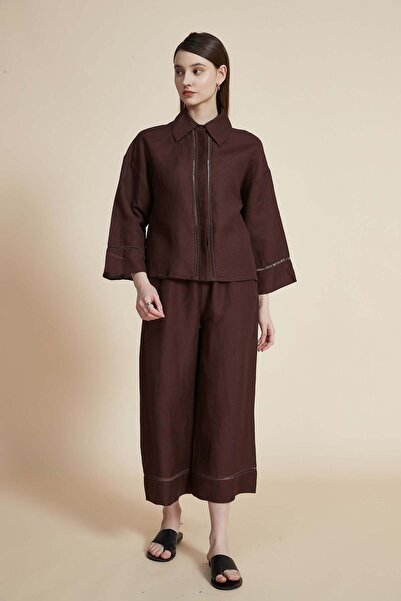 Yola Solid Wide-Leg Pants
