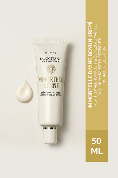L'Occitane Immortelle Divine Yaşlanma Karşıtı Boyun Kremi, Ölmezotu Yağı İçer...