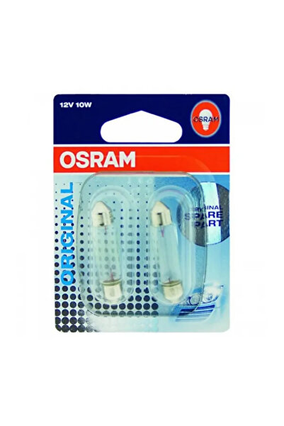 Osram Set de 2 becuri auto cu halogen Sofit C10W 10W 12V 6411-02B