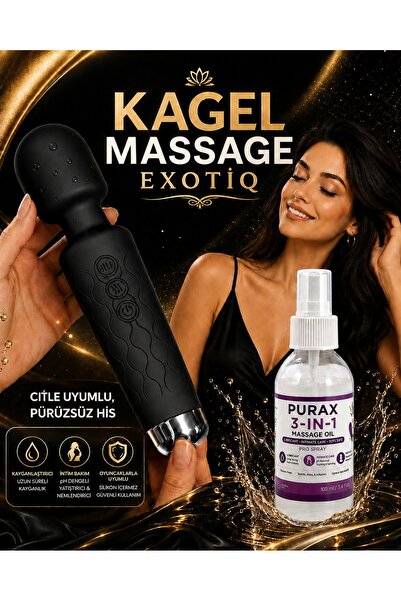 shkoder 20 titreşim modu Fonksiyonlu Mini magic wand Kagel Cihazı SİYAH