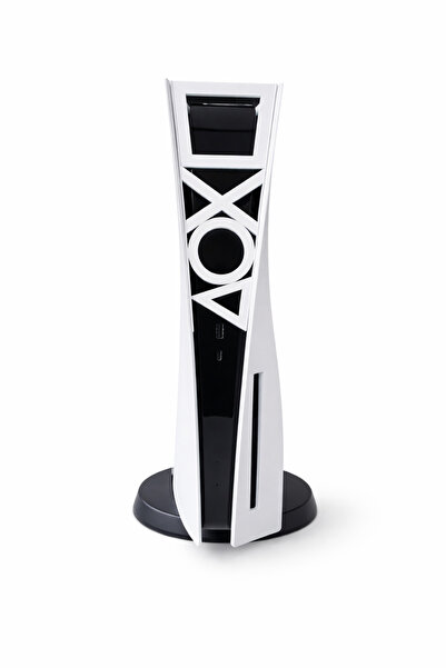 OEM PS5 Fat Uyumlu Dekoratif Raf Önü PlayStation Sembollü Stand – 3D Baskı Ko...