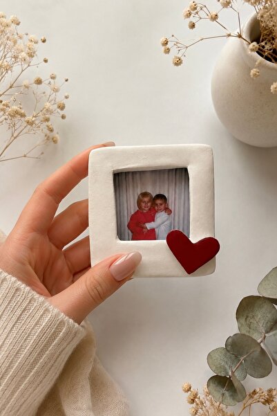 Mandalin Art Studio Dekoratif Kare Fotoğraf Tutucu (1 Adet)
