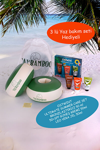 TAYBAMBoo SPONGY Başlangıç Seviye Yuvarlak Sünger Dolgulu Yüzme Kolluğu + Yaz...