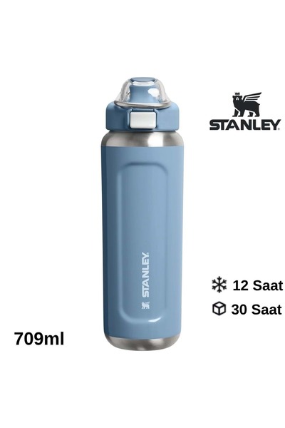 Stanley زجاجة ويلسبرينج 0.70 لتر بغطاء قابل للقفل باللون الفيروزي