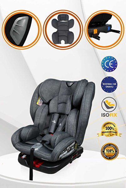 Maxi Taxi Safe Travel 360 Dönebilen Isofix Oto Koltuğu Siyah-gri