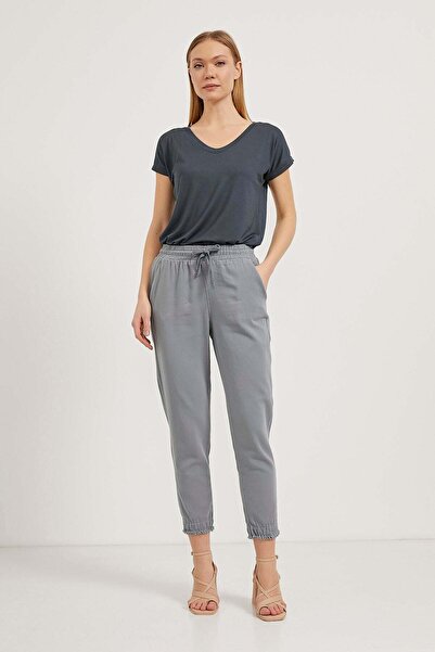 Arma Life Natural Fabric Comfortable Fit Trousers with Elastic Waist