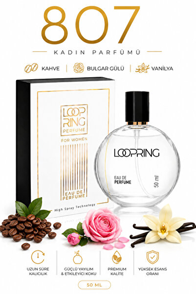 Loopring Perfume 807 Good Grace Kadın Parfüm EDP 50 ML Kalıcı Meyvemsi Çiçeksi