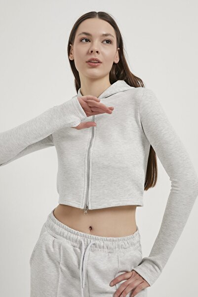 Arma Life ARMALIFE 1700 PREMIUM MODAL ÇİFT YÖN FERMUAR KAPÜŞONLU KADIN SWEATS...