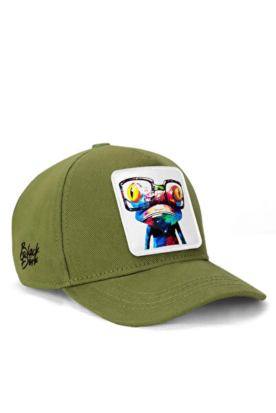 BlackBörk Șapcă de baseball pentru copii cu logo Cameleon verde