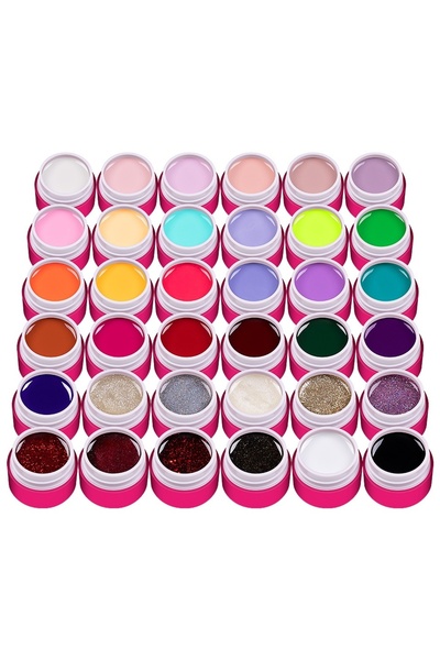 SensoPRO Milano Set de 36 de geluri UV colorate SensoPRO Milano, Colecția Fou...