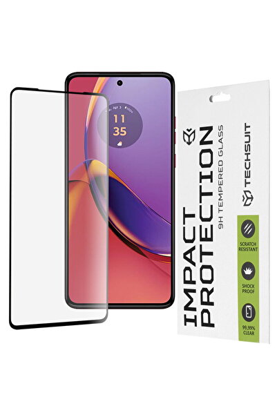 Techsuit Folie pentru Motorola Moto G84 - 111D Full Cover / Sticlă cu adeziv ...