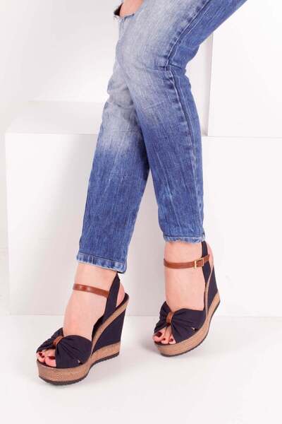 Fox Shoes Γυναικεία παπούτσια με τακούνι Navy Blue 9674071005