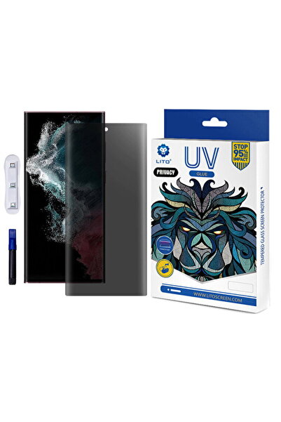 Lito Folie pentru Samsung Galaxy S22 Ultra 5G - Sticlă UV 3D - Protecție conf...