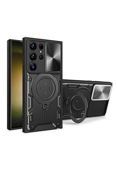 Techsuit Husă pentru Samsung Galaxy S23 Ultra - CamGuard Pro - Negru