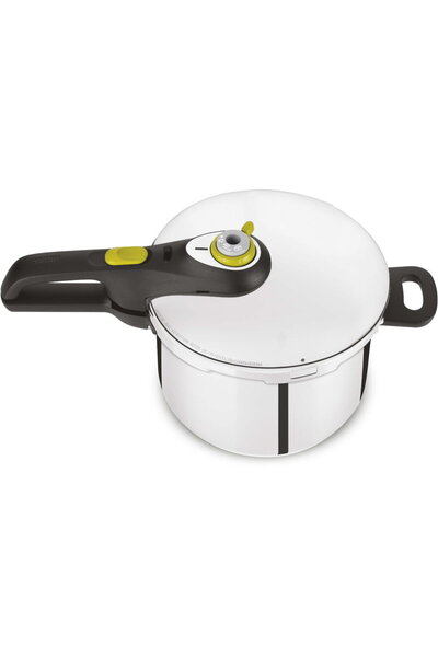 TEFAL Oală sub presiune P2530738, 6 L, neagră, din oțel inoxidabil