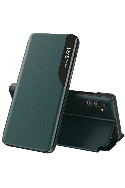 Techsuit Husă pentru Samsung Galaxy A35 5G - Seria eFold - Verde închis