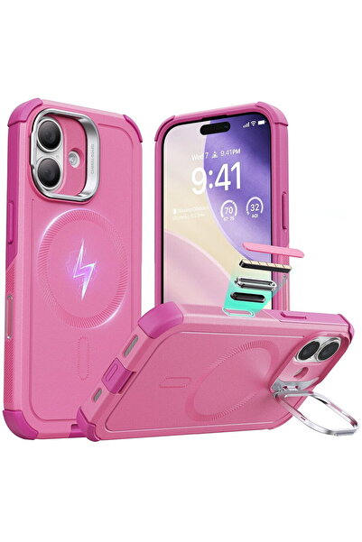 ESR Husa pentru iPhone 17 - Cyber Armor Kickstand - Pink