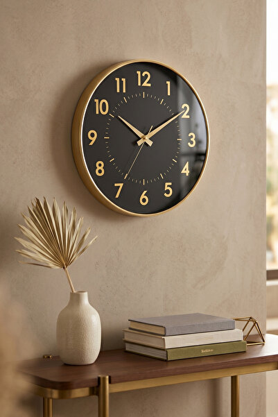 Frapan Home GLX 42 Cm Premium Dekoratif Duvar Saati Sessiz Mekanizmalı Büyük ...