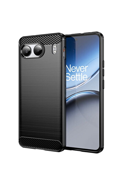 Techsuit Husa pentru OnePlus Nord 4 - Carbon Silicone - Black