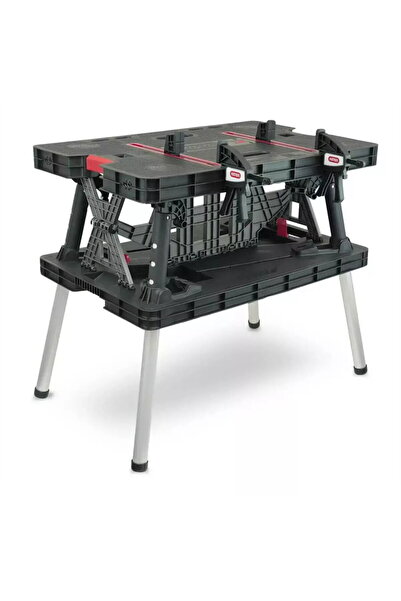 DEDRA EXIM Folding workbench for workshop, max load 453kg