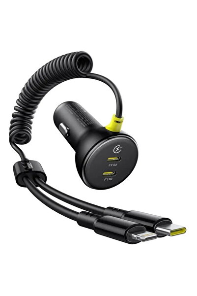 Baseus Cablu USB la Type-C Încărcare Rapidă Lightning 60W 5V/3A Negru
