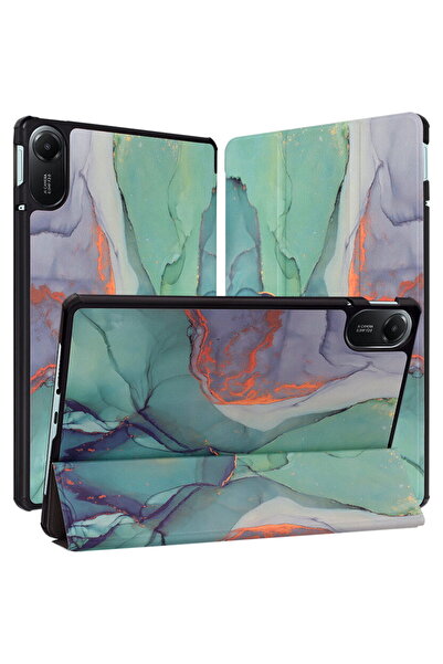 Techsuit Husa pentru Xiaomi Redmi Pad 2 - FoldPro - Green Time