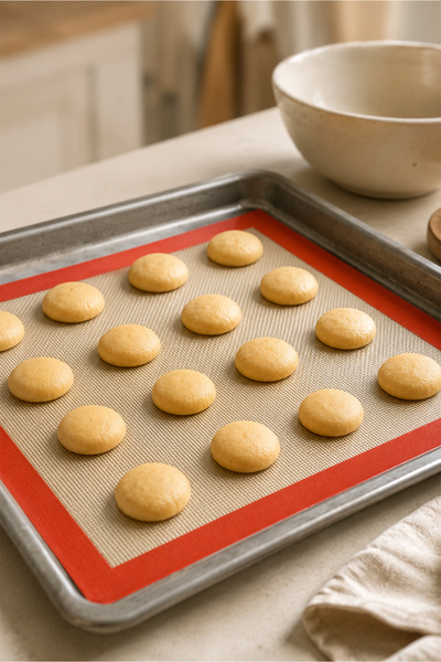 Miss Clean 30x40 Silicone Baking and Dough Rolling Mat - Bakable and Washable