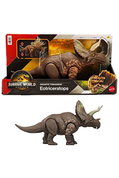 JURASSIC WORLD İz Sürücü Dinozor Figürü Film Serisi 33 cm JGB92 - Eotricerato...