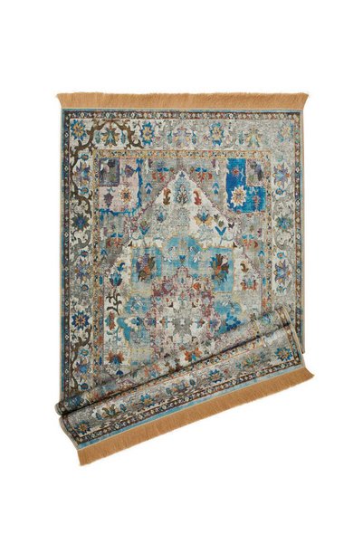 Bursa İpek Mint Velvet Rug Prayer Rug