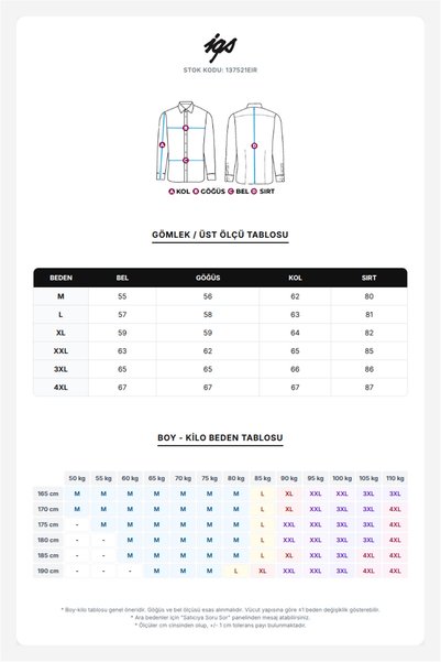İgs Men's Black Regular Fit / Comfortable Fit Easy Iron Basic Shirt