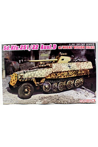 Dragon 6994 1/35 Scale, Sd.Kfz.251/22 German Semi-Track, Pak 40 Cannon, Night...
