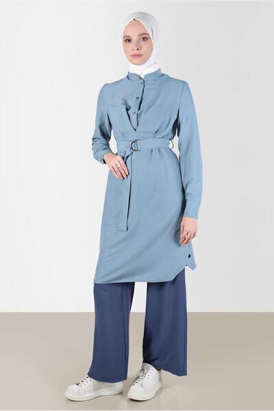 Alvina Buttoned Tunic with Belt 41752