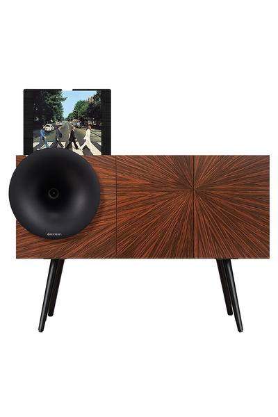 Fennessy Kresling i7pro Siyah Bluetooth Hoparlörlü 100W Hi-Fi Pikap, Plakçalar