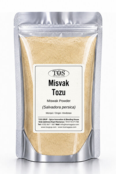 TOS The Organic Spices Misvak Tozu 100 gr (1. KALİTE) Salvadora Persica / Mis...