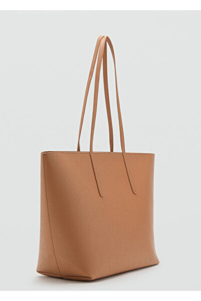 MANGO Woman Geantă shopper cu mâner dublu